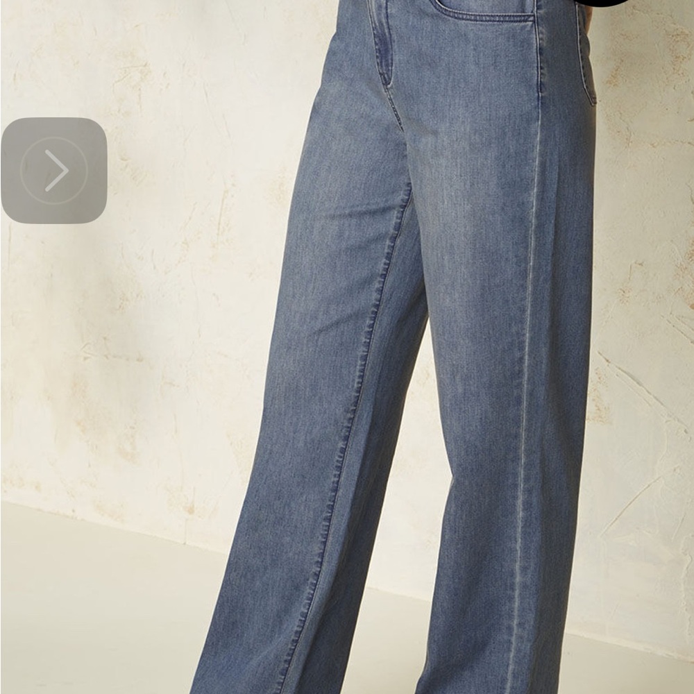 Coldwater Creek smooth and soft, lightweight denim trouser jeans, size 6 - Picture 8 of 10